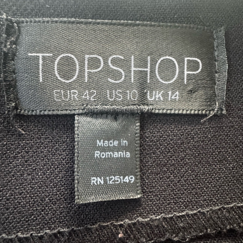 Topshop Black Dress - Picture 3 of 4